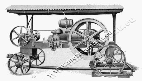 Akra-Motor aus einem Prospekt von 1924