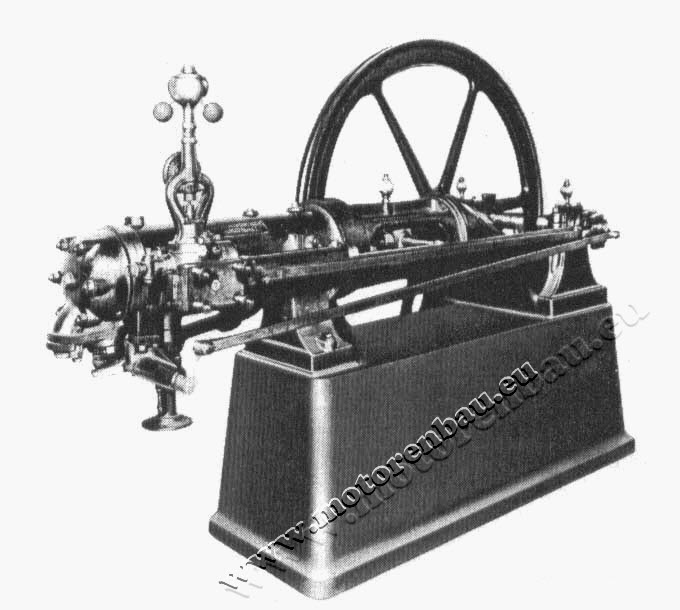 Zweitakt-Gasmotor Patent Benz von 1886