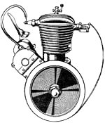 Zweitakt Motorradmotor (1924)