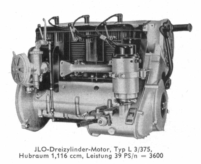 3-Zylinder Motor L3/375