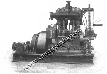Zweizylinder Bootsmotor (1923)