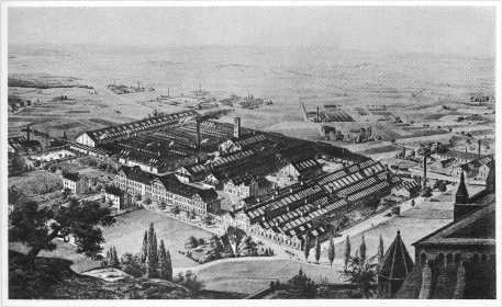 Die Fabrik der Gebr. Krting 1890