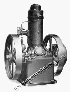 kleiner Stationärmotor Typ ROV (1924)